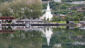 Hardangerfjord arm: Sorfjorden, Norway         