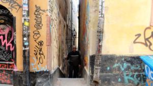 Narrowest street in Stockholm   