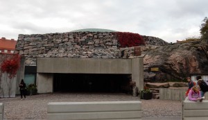 Rock Church exterior, Helsinki, Finland     