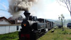 Our steam train ride into the mountains   