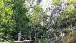 Mike in Turda Gorge    